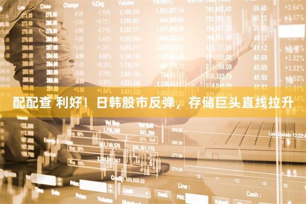 配配查 利好！日韩股市反弹，存储巨头直线拉升